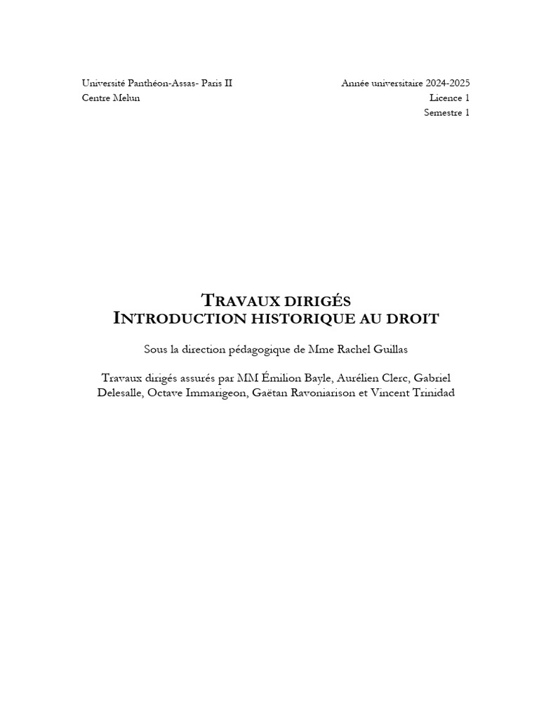 Méthodologie en Introduction au Droit | PDF | Justice | Crime et violence
