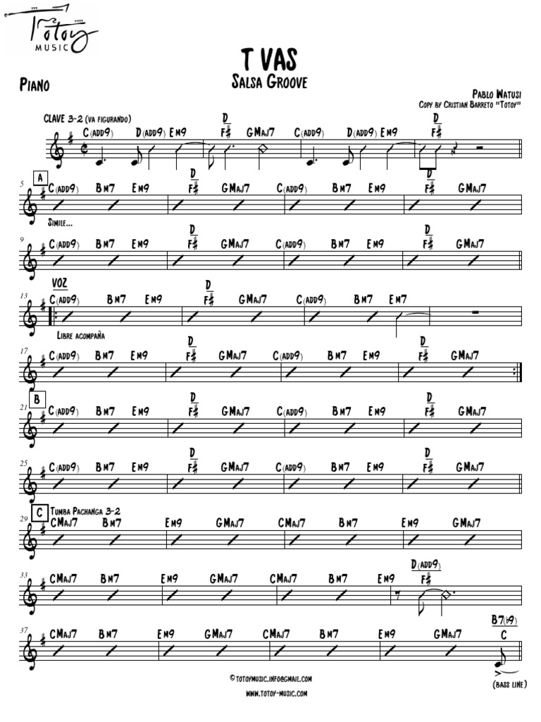 T Vas - Piano | PDF