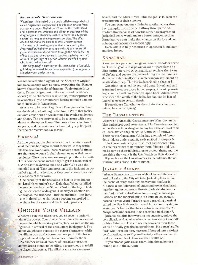 Waterdeep - Dragon Heist-7 | PDF | Gary Gygax Games | D20 System
