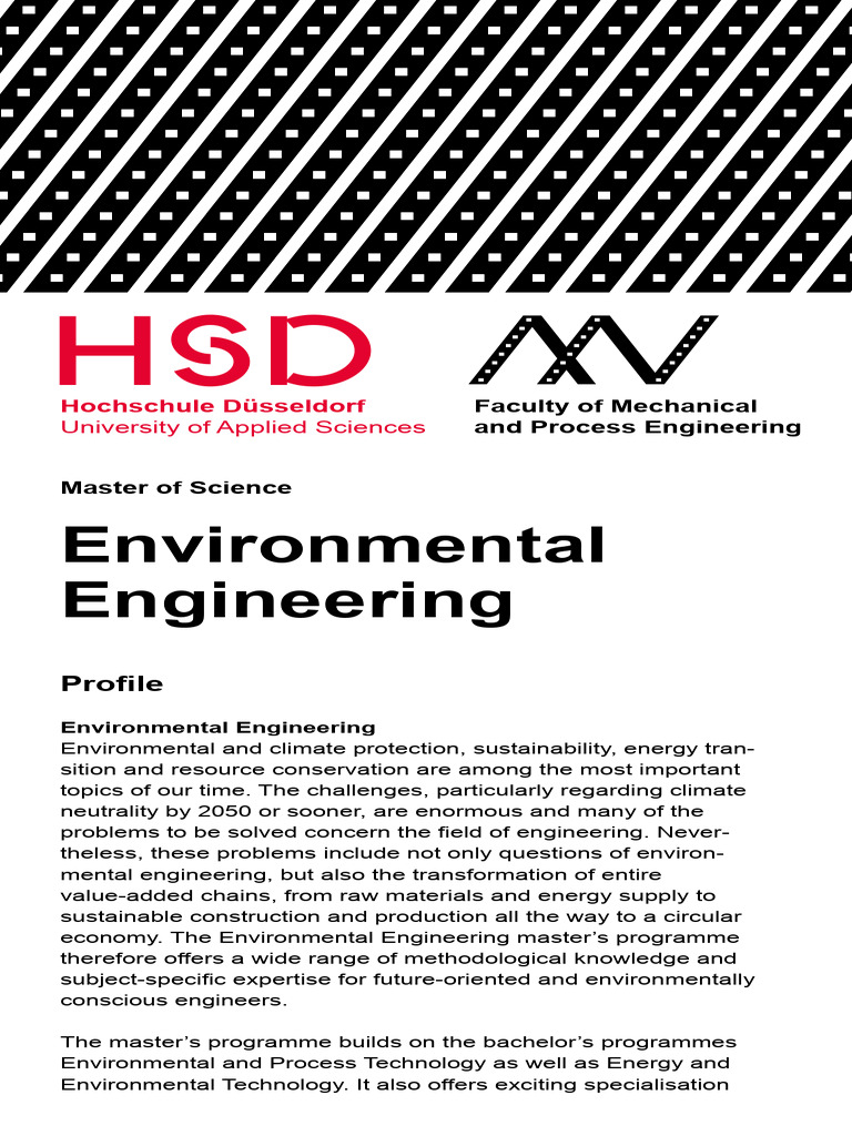 HSD Studiengangflyer Umi Eng | PDF | Engineering | Sustainability