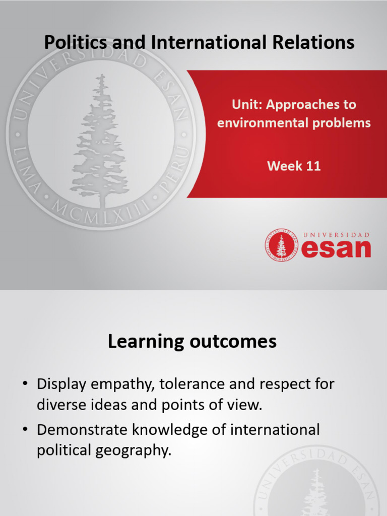 Semana 11 - Approaches To Environmental Problems | PDF | Kyoto Protocol ...
