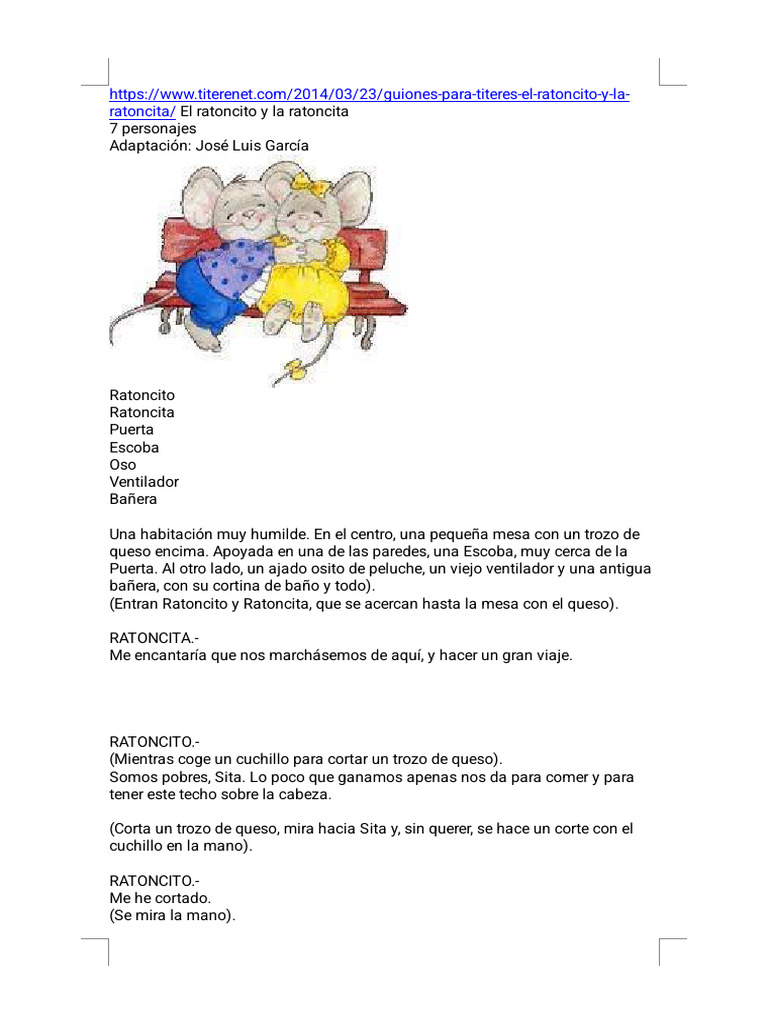 EL Ratoncito y La Ratoncita | PDF | Libros para adolescentes