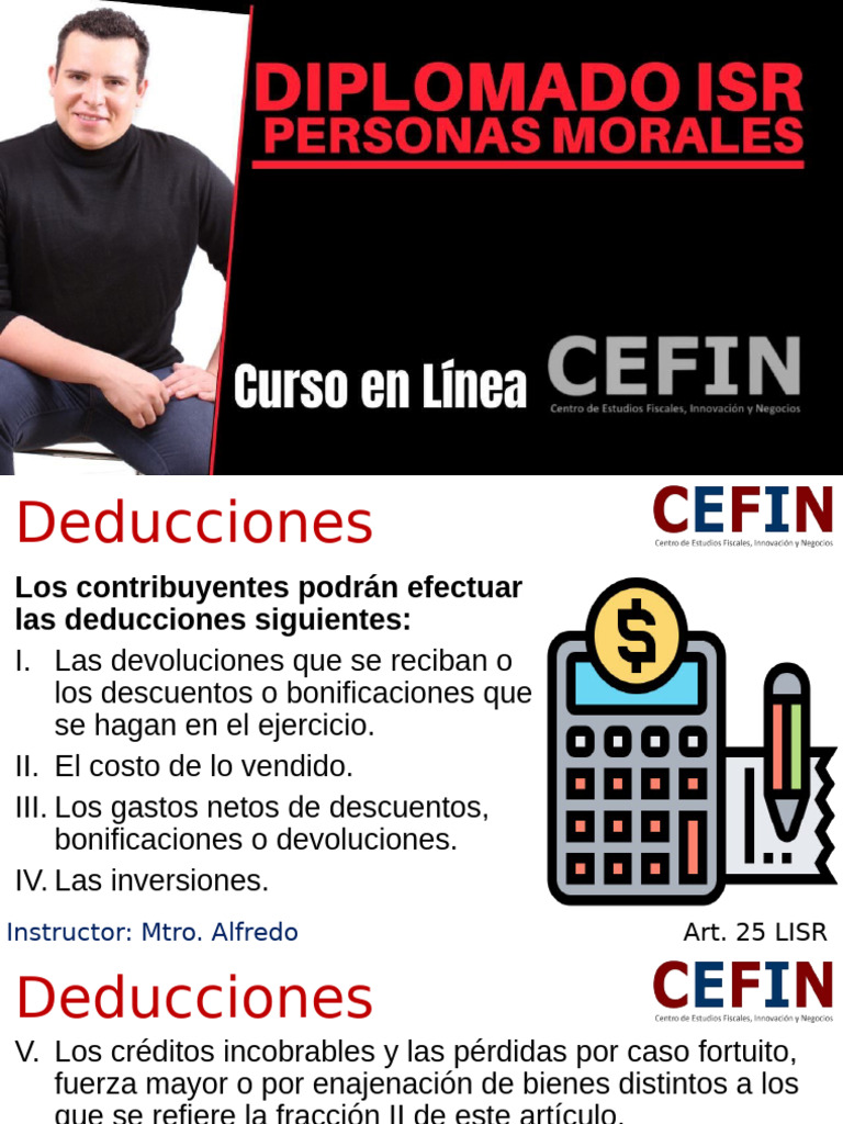 Deducciones y Costo de Ventas Fiscal | PDF | Impuestos | Impuesto sobre ...