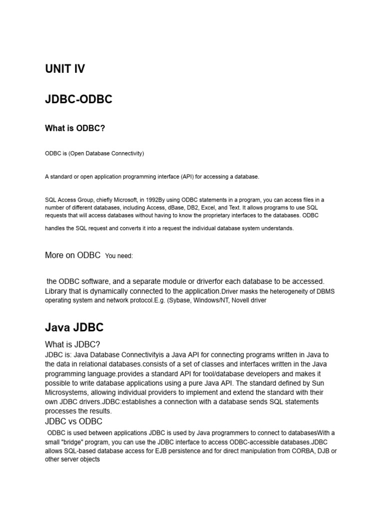 Unit-5 Interacting With Database (Ajp) | PDF | Databases | Data ...