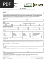 Equality and Diversity Monitoring Form