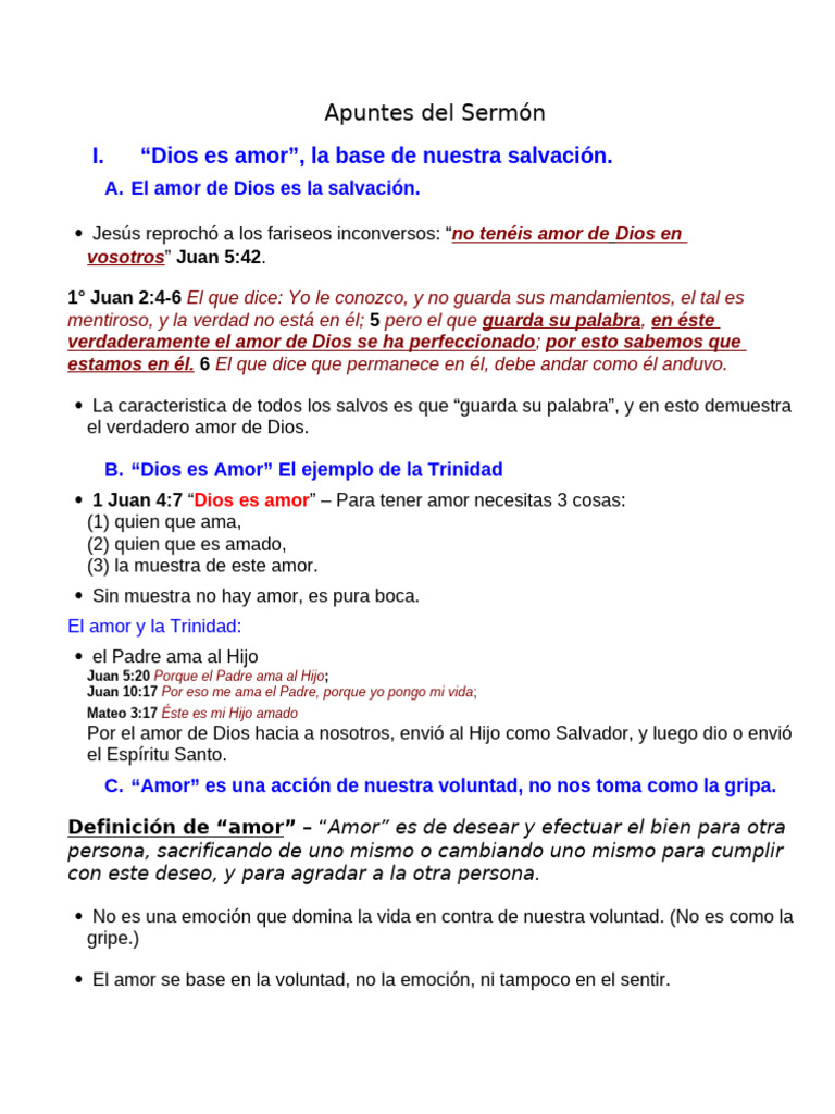 El Amor de Dios: Fundamento de la Fe | PDF | Amor | Cristo (título)