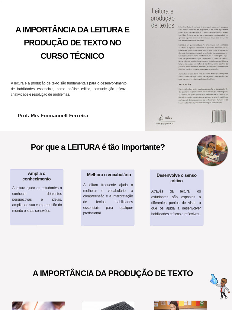 Importância da Leitura e Escrita no Ensino | PDF | Comunicação ...