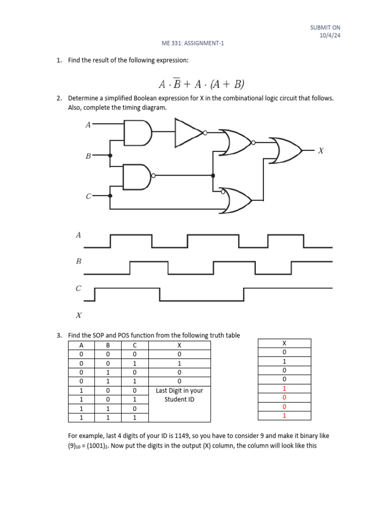 Assignment 1 ME-331 | PDF