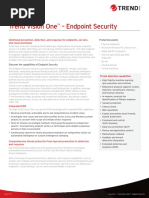 Trend Vision One Endpoint Security Datasheet | PDF | Security ...