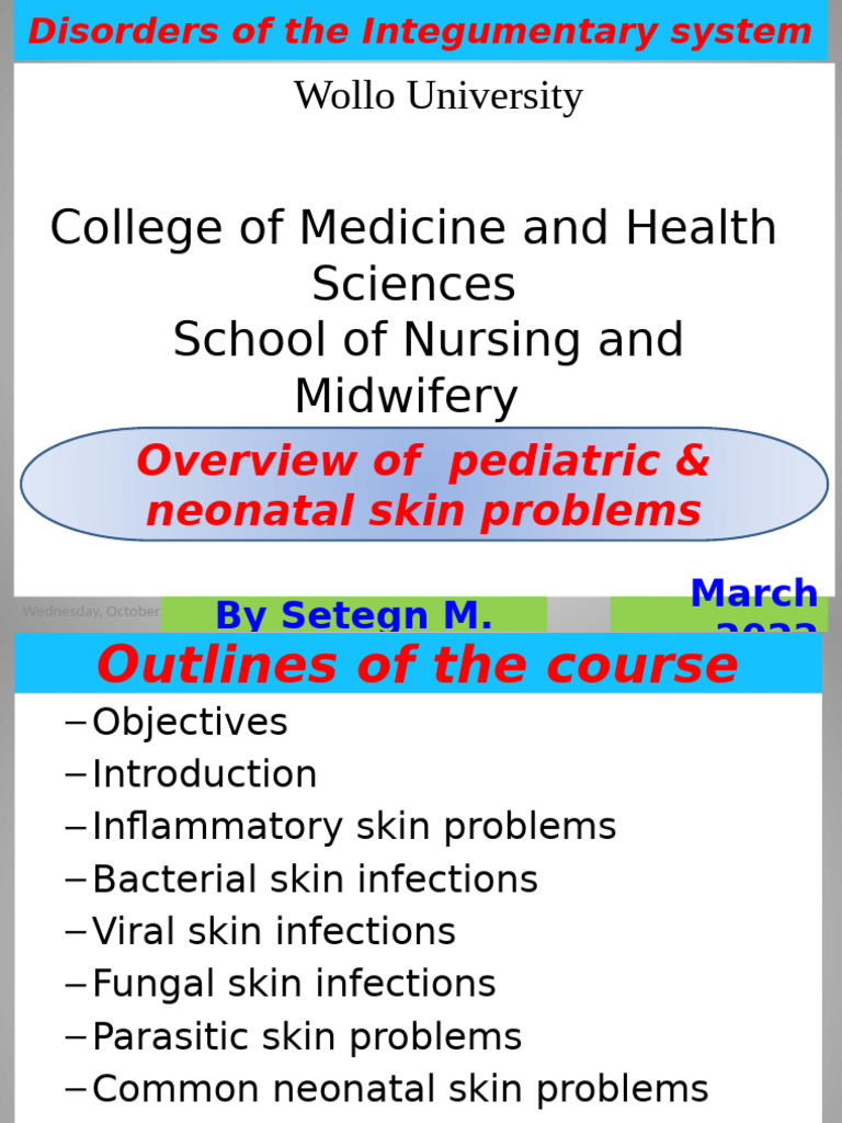 Pediatric Skin Disorders Overview | PDF | Dermatitis | Skin