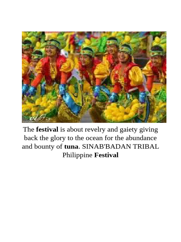 Philippine Festivals: Celebrations Guide | PDF