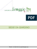 Sedie da giardino