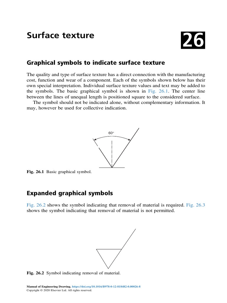 26 Surface Texture 2020 Manual of Engineering Drawing | PDF | Applied ...