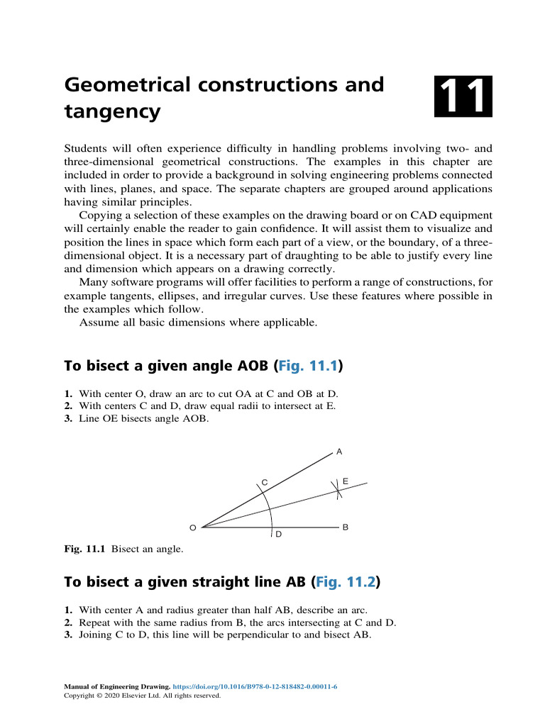 11 Geometrical Constructions and Tangenc 2020 Manual of Engineering ...