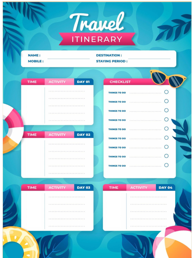 Itinerary | PDF