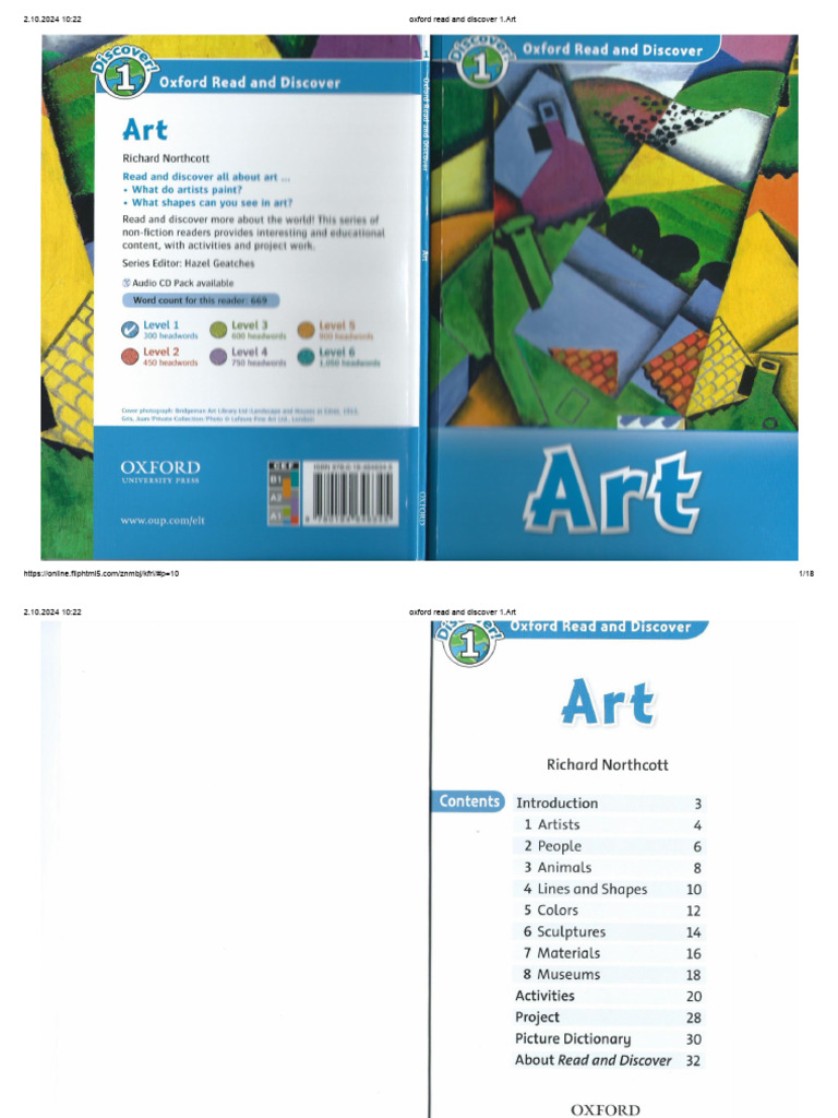 Oxford Read and Discover: Art Level 1 | PDF