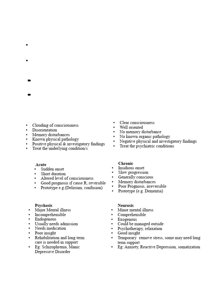 Classifications of Mental Health Disorders | PDF | Diagnostic And ...