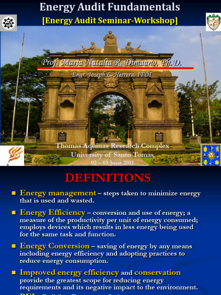 Energy Audit Data Analysis Guide | PDF | Energy Conservation ...