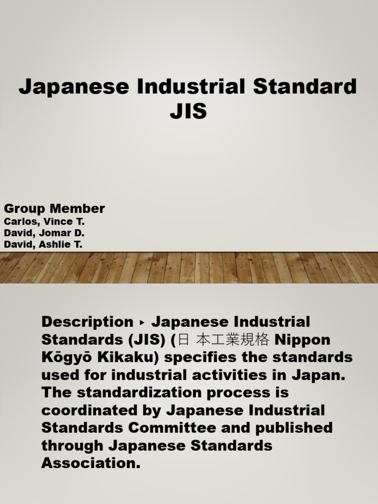 Overview of Japanese Industrial Standards | PDF | Alloy | Standardization