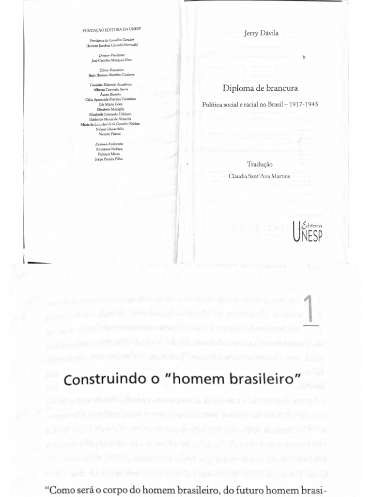 Davila, Jerry. Diploma de Brancura | PDF