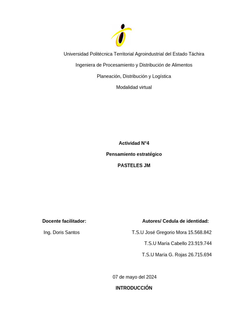 Actividad N4 Pensamiento Estrategico Pdf Calidad Comercial