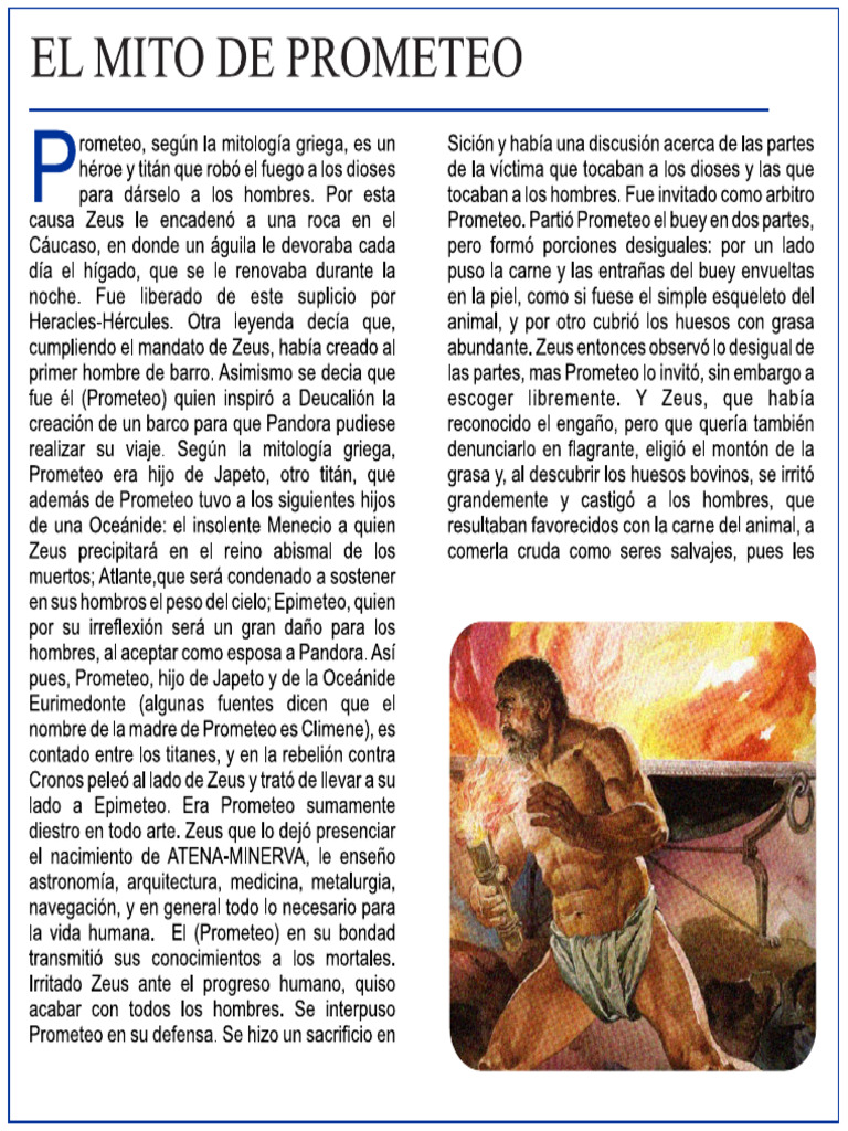 Prometeo 100712045405 Phpapp01 | PDF