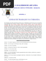 1.Linhas de Trabalho Na Umbanda