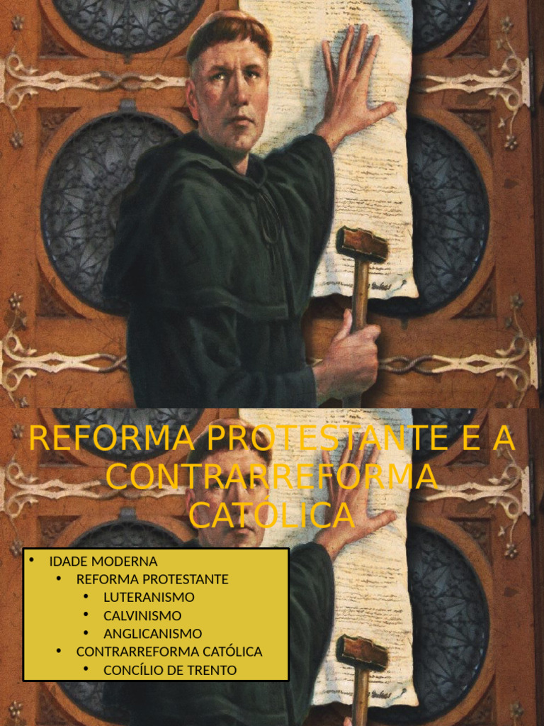 Reforma Protestante e Contrarreforma Católica | PDF | Martinho Lutero ...