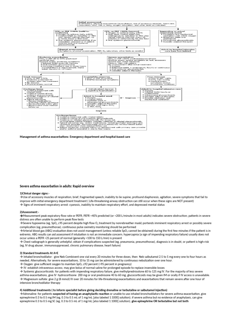 Emergency Managent of Resp Condition | PDF | Asthma | Chronic ...