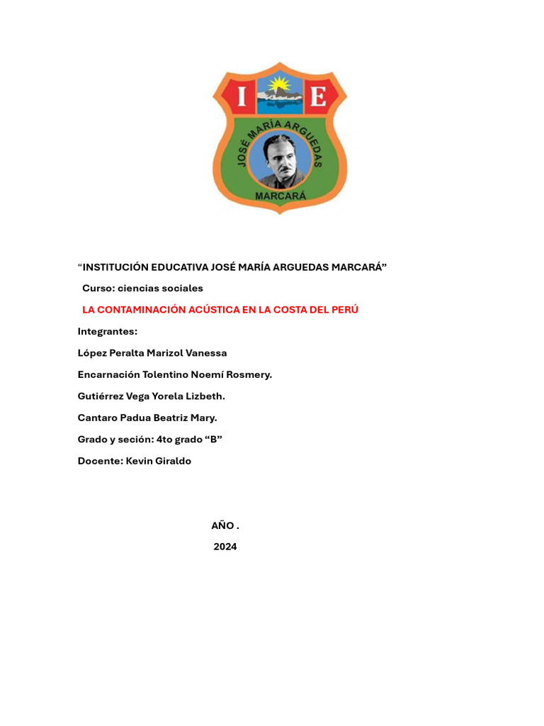 Documento (37) - 1 | PDF | ruido | Contaminación