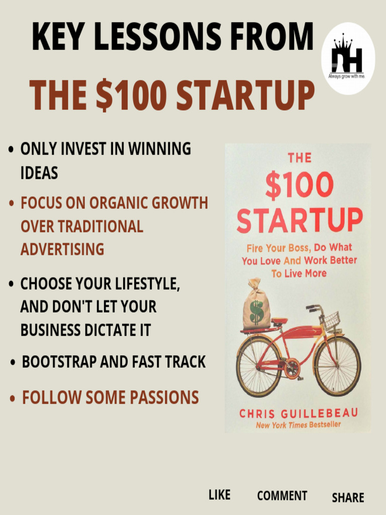 Key Business Lessons for Entrepreneurs | PDF | Disciplines | Startup ...