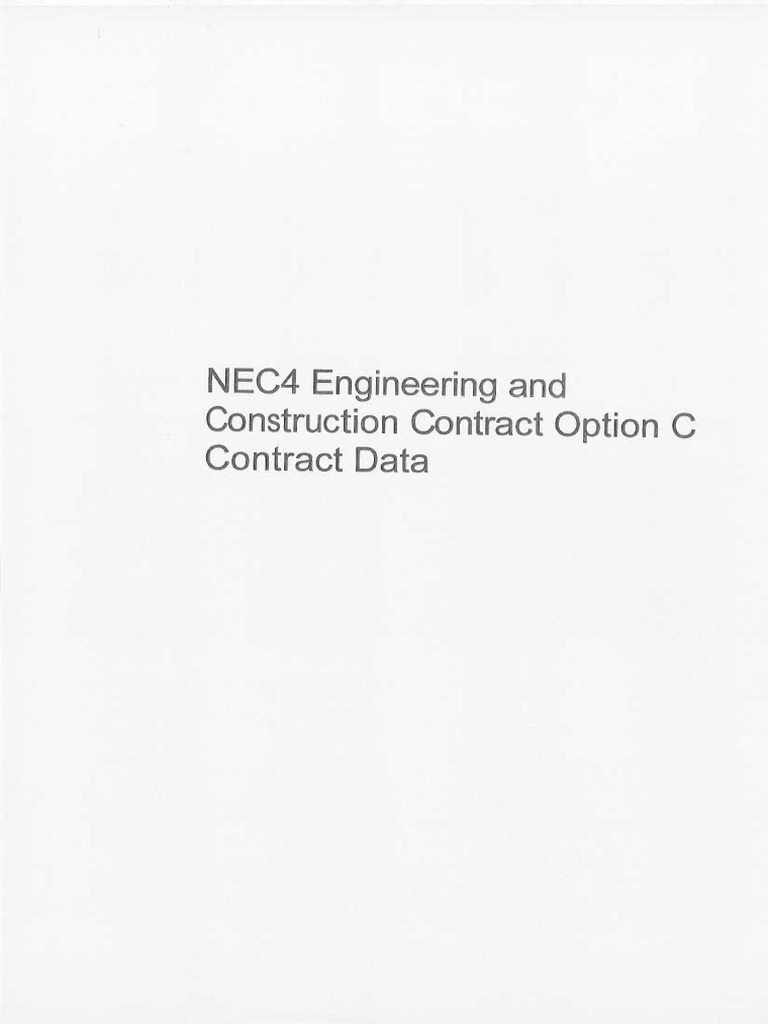 Nec4 option c contract data pdf deductible business