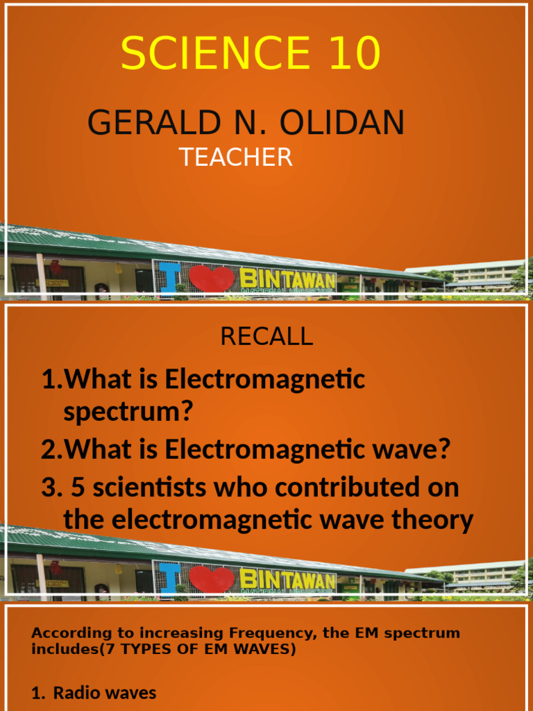 Understanding the Electromagnetic Spectrum | PDF | Electromagnetic ...