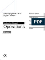 NEX 7 Operators Manual Basic Functions