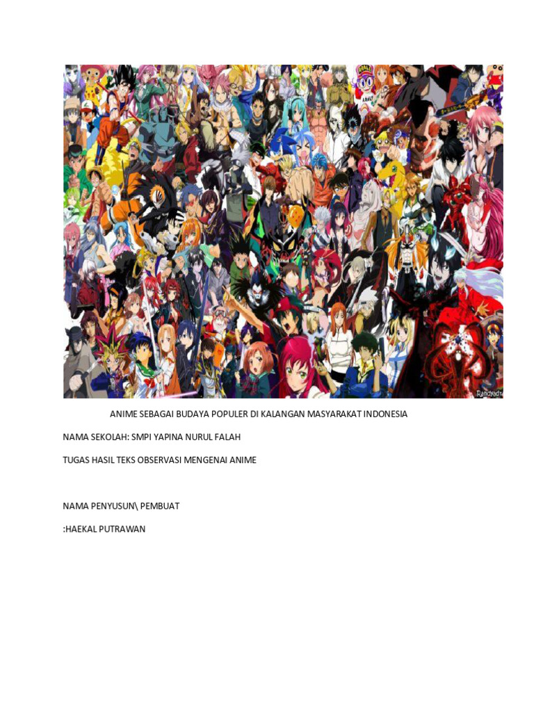 Anime: Budaya Populer di Indonesia | PDF | Ilmu Sosial | Seni