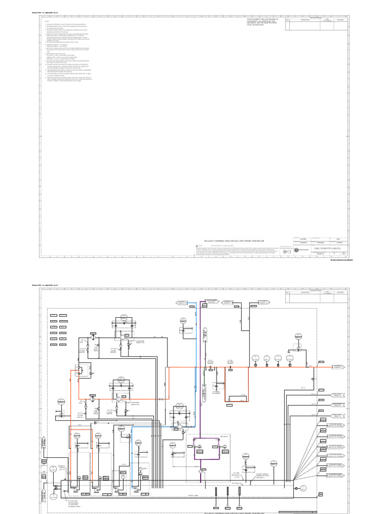 Lube Oil System Schematic Diagram | PDF
