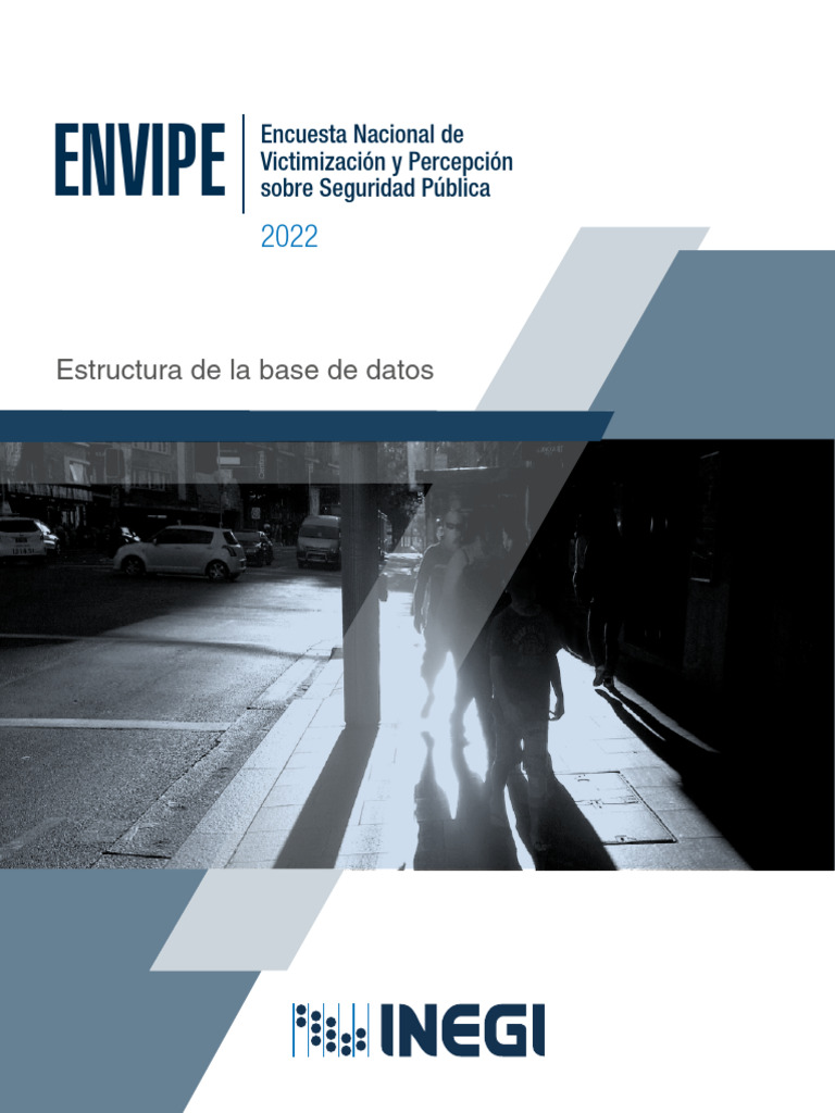 Estructura Base de Datos ENVIPE 2022 | PDF | Victimologia | Metodología ...