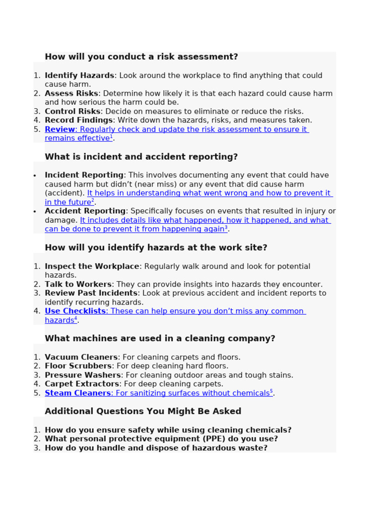 How Will You Conduct A Risk Assessment | PDF | Personal Protective ...