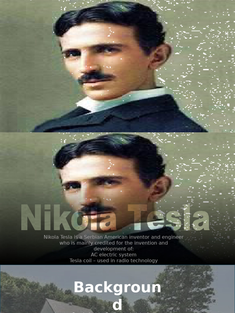 Nikola Tesla - SCI Presentation | PDF | Nikola Tesla | Electrical ...