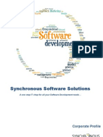 Synchronous Software Solutions: Corporate Profile