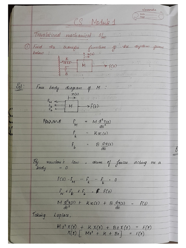 Sonas Cs Notes Module 1 Prblms | PDF