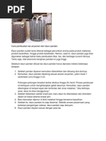 Download Cara Pembuatan Tas Anyaman Dari Daun Pandan by Eko Irianto SN78633184 doc pdf