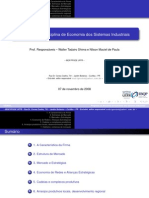 Programa da Disciplina Economia e Sistema Industriais