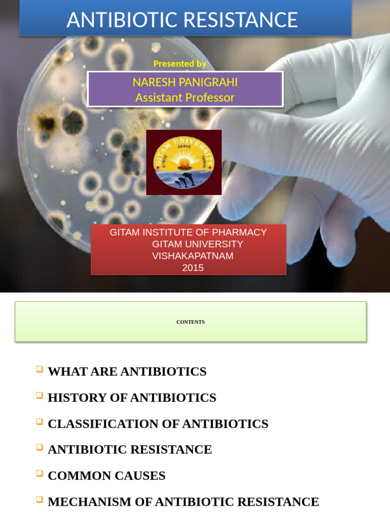 Understanding Antibiotic Resistance | PDF | Antimicrobial Resistance ...