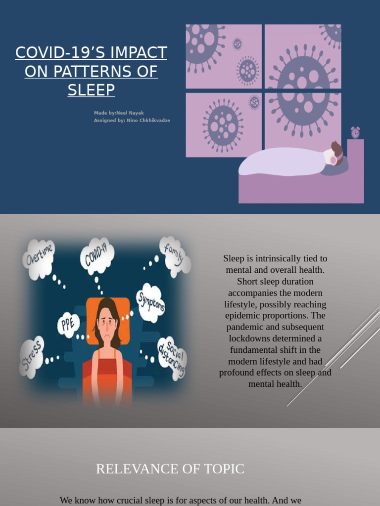 Covid and Sleep (Final | PDF | Sleep | Sleep Disorder