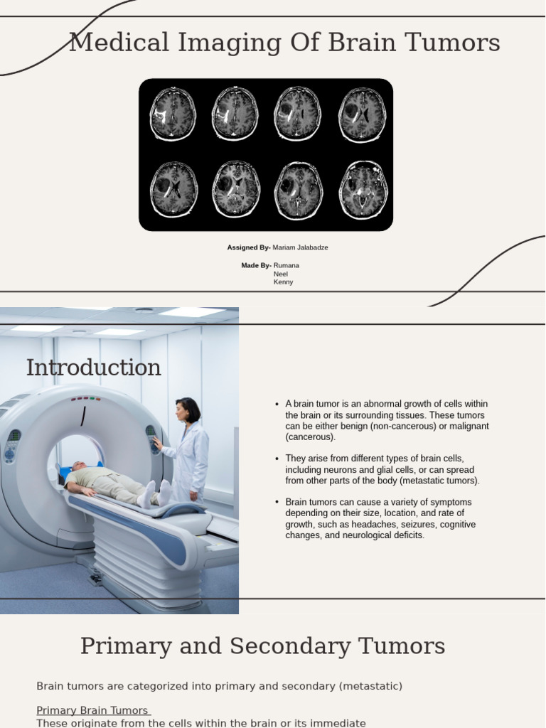 Brain Tumors (Radiology) | PDF | Brain Tumor | Medical Imaging