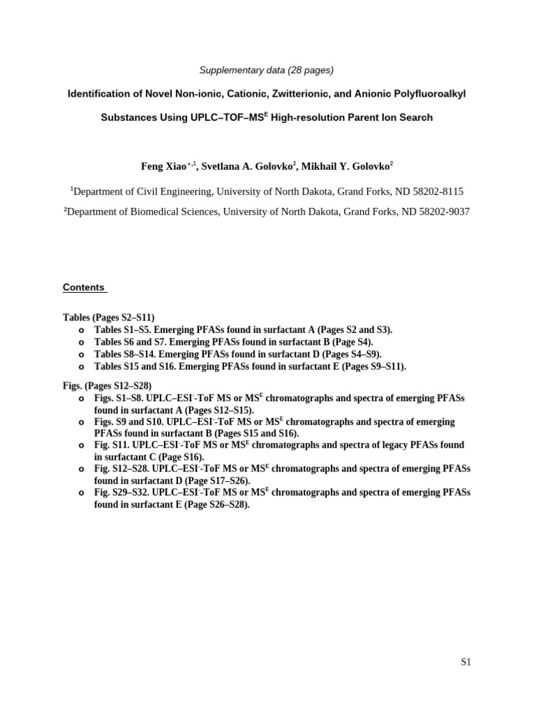 Feng Xiao, Svetlana A. Golovko, Mikhail Y. Golovko | PDF | Chemical ...