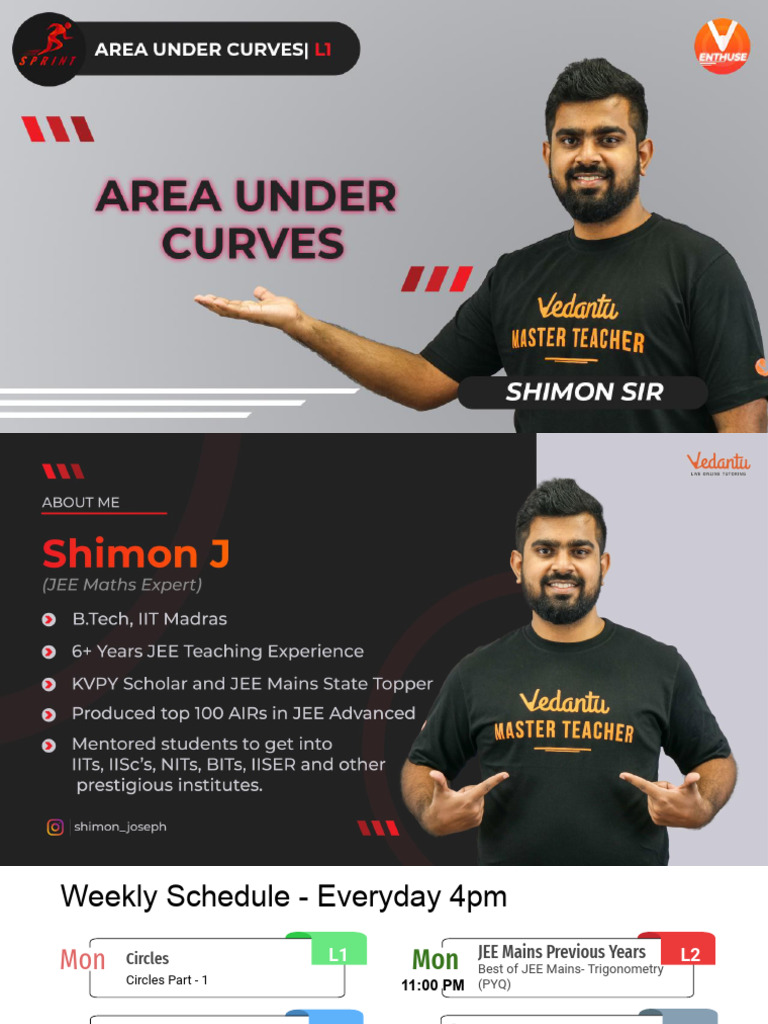 Area Under Curves - Problem Solving | PDF | Area | Curve