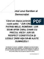 Jurământul Unui Gardian Al Democraţiei