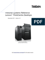 Personal Systems Reference Lenovo Thinkcentre Desktops: December 2011 - Version 411